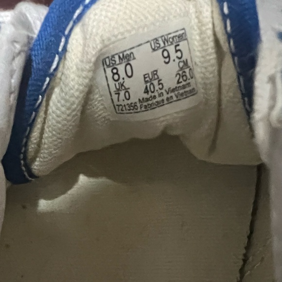 Vans blue suede women’s 9.5 or men’s 8 - NWOB - Picture 4 of 4